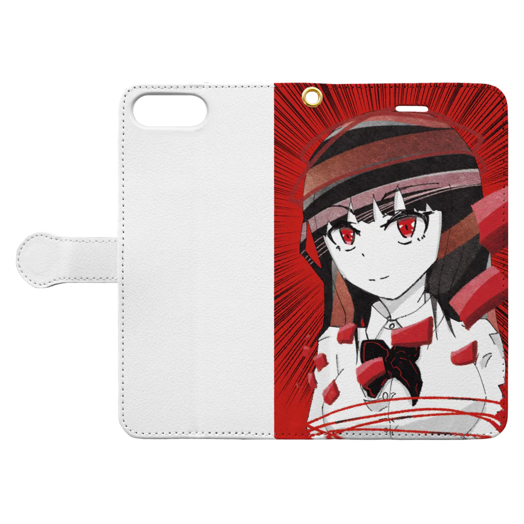 zakimasa555の赤子ちゃん Book-Style Smartphone Case:Opened (outside)