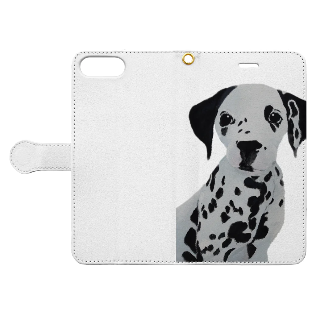 Dalmatian DreamのDalmatian dream Book-Style Smartphone Case:Opened (outside)