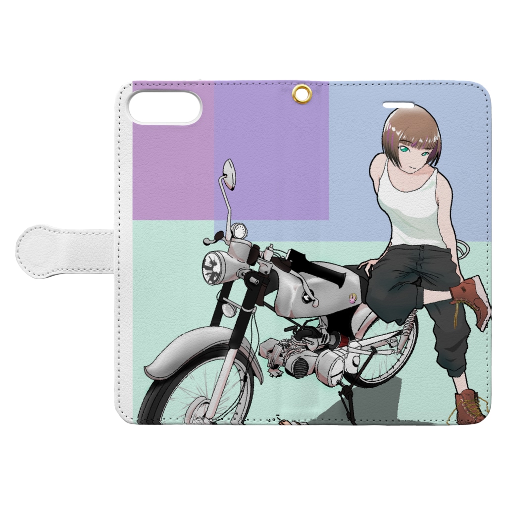 ちっさいオッサンと女の子 Book Style Smartphone Case By Uny うにー Uny 0810 Suzuri