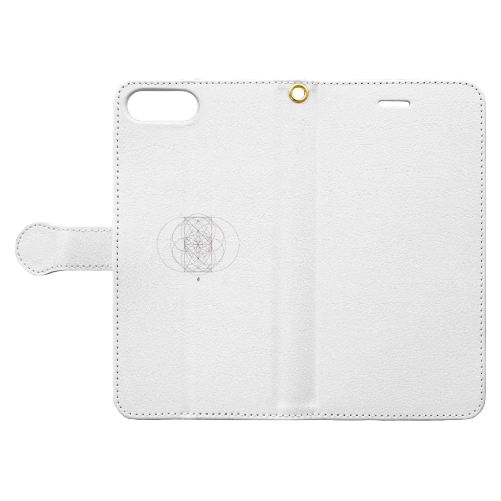 ドライアド公式認定ショップのφ Book-Style Smartphone Case:Opened (outside)