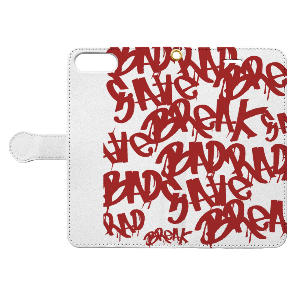 deetwosixxのTAGGING DESIGN Book-Style Smartphone Case:Opened (outside)