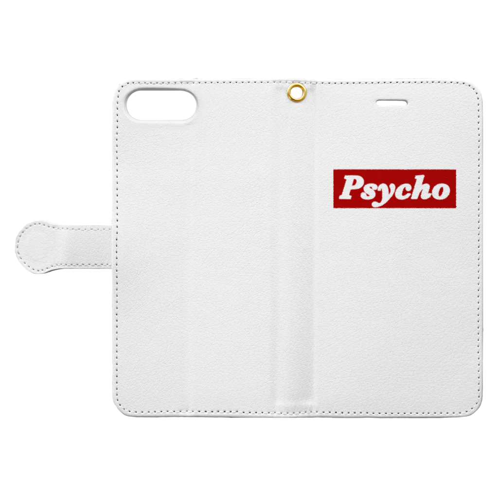 CBのPsycho Book-Style Smartphone Case:Opened (outside)