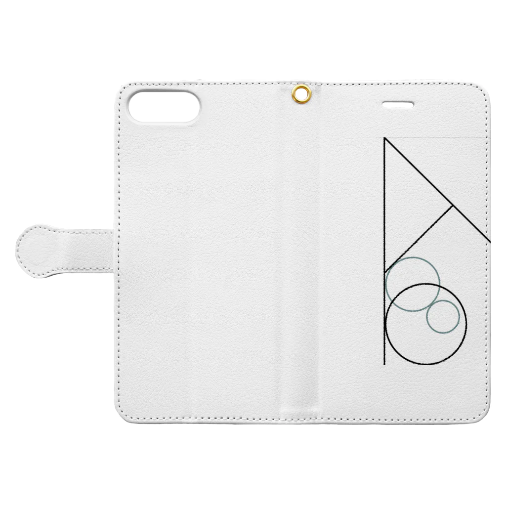 PASAの実用性しかない Book-Style Smartphone Case:Opened (outside)