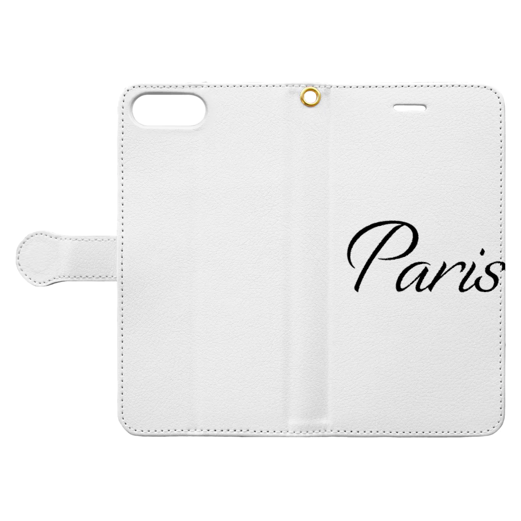 タケルショップ😊takeru shop💫のParis Book-Style Smartphone Case:Opened (outside)