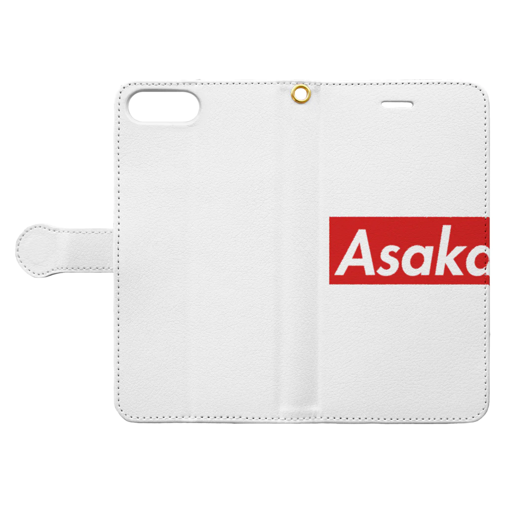 City FashionのAsaka Goods Book-Style Smartphone Case:Opened (outside)