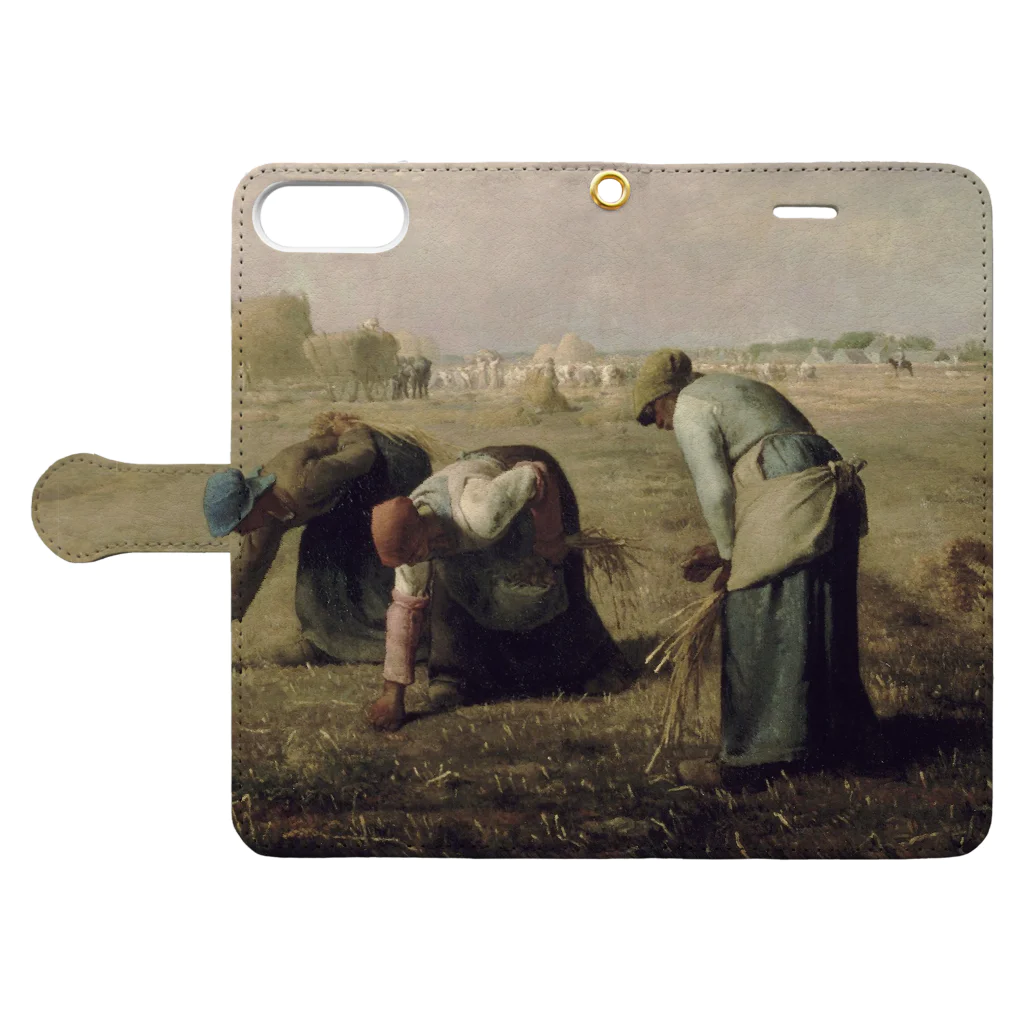 artgalleryのThe Gleaners Book-Style Smartphone Case:Opened (outside)