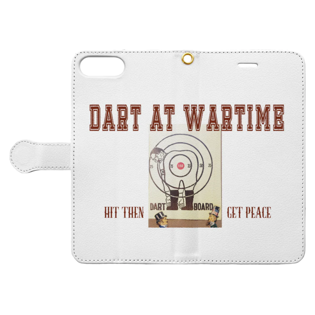 alt_203の40's Dart Board Book-Style Smartphone Case:Opened (outside)