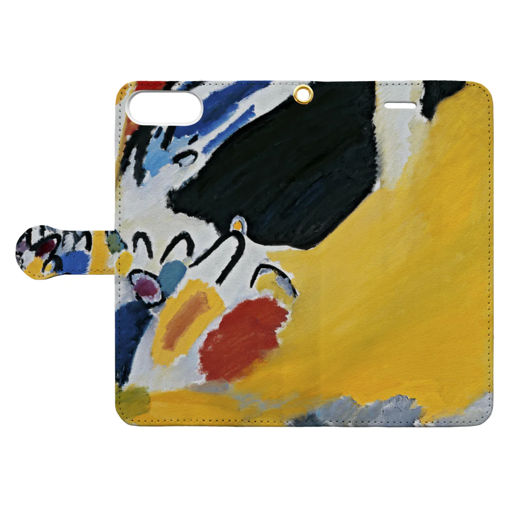 impressionismのWassily Kandinsky - Impression III (Konzert) Book-Style Smartphone Case:Opened (outside)