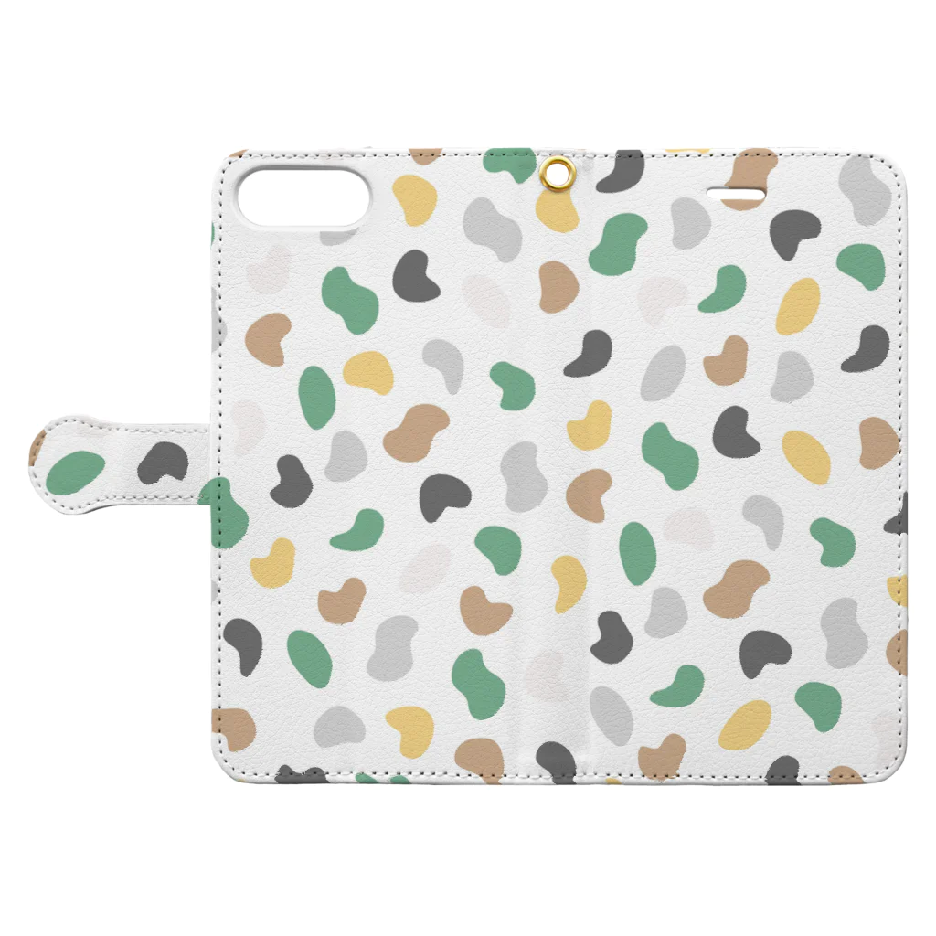 kennosuke-artのkamo#2 Book-Style Smartphone Case:Opened (outside)