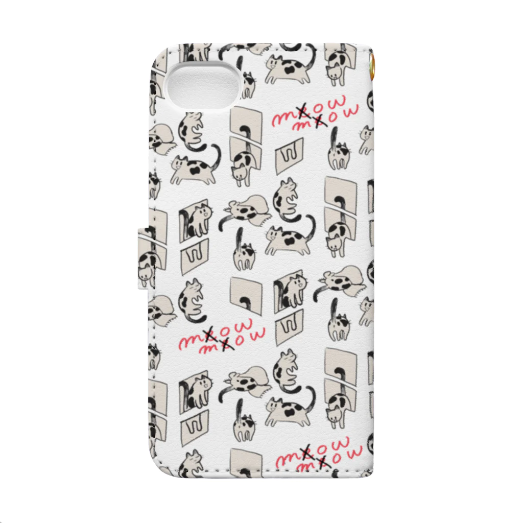 神田のもーくん Book-Style Smartphone Case :back