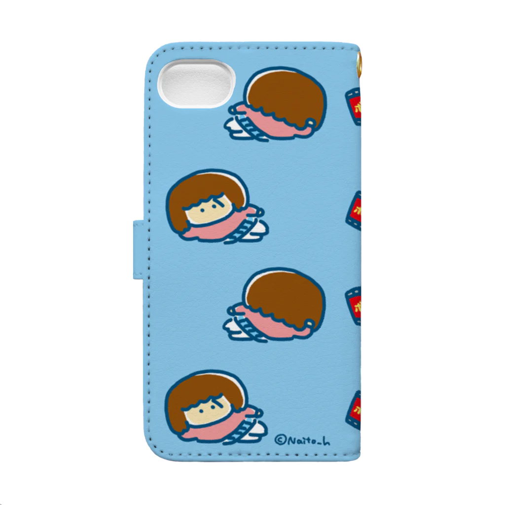 Naito_hのポテチ食べるよ Book-Style Smartphone Case :back