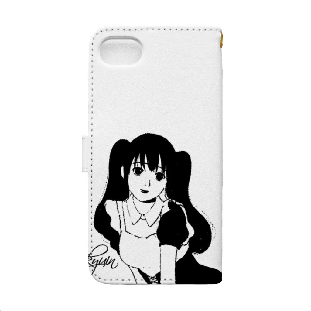 おきゅinストアのokyuin-おきゅいん-【アラサーの姫】 Book-Style Smartphone Case :back