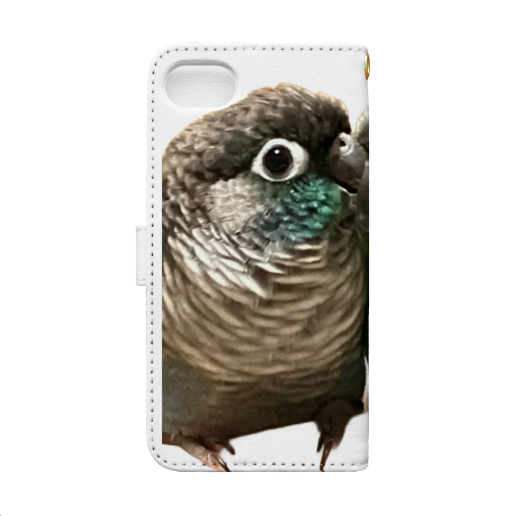 ウロコインコ好きの人へのねっちりなふたり Book-Style Smartphone Case :back