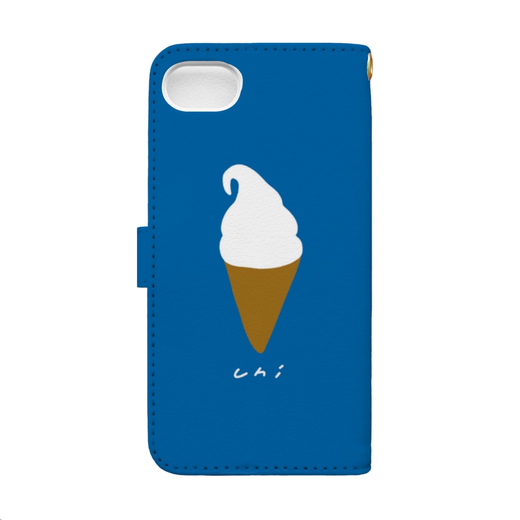▷            chiroruのソフトクリーム 1( 手帳型ver. ) Book-Style Smartphone Case :back
