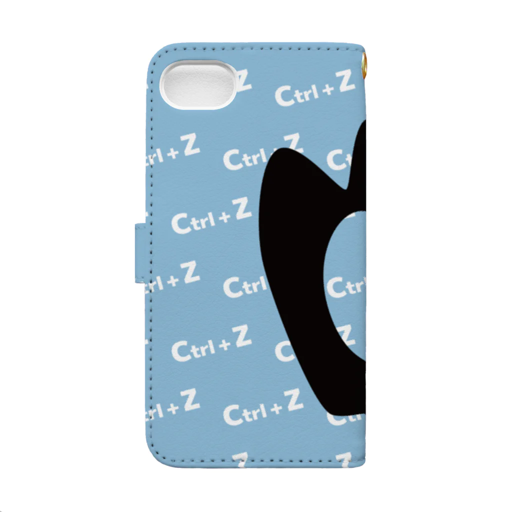 来世猫逸択のCtrl+Z... Book-Style Smartphone Case :back