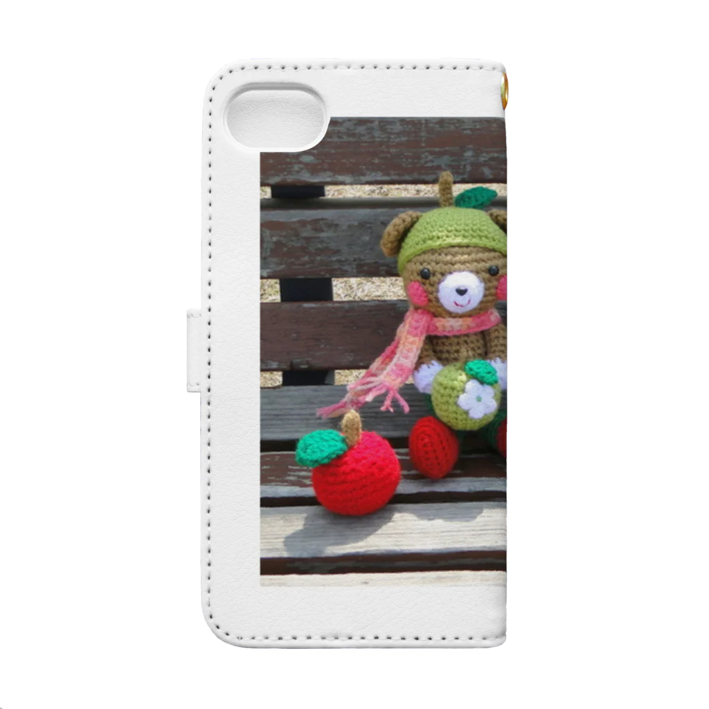 ＫＵＭＡ－ＳＴAＴＩＯＮのkore Book-Style Smartphone Case :back