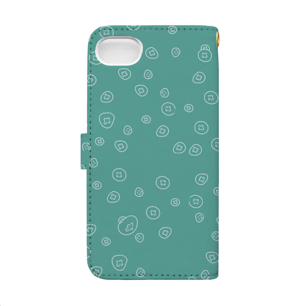 Nico Rab.のミズクラゲ Book-Style Smartphone Case :back