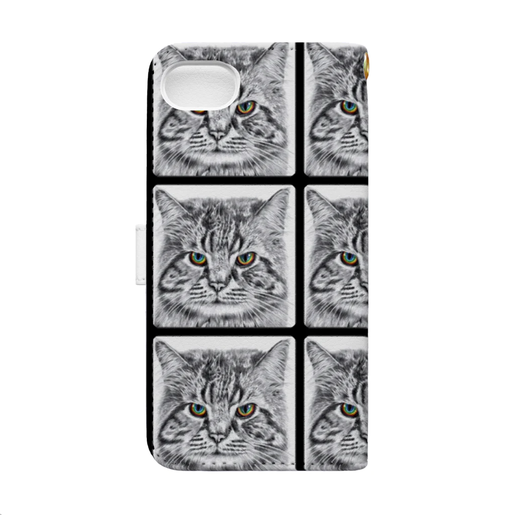 村雲 さゆりのcat×9 Book-Style Smartphone Case :back