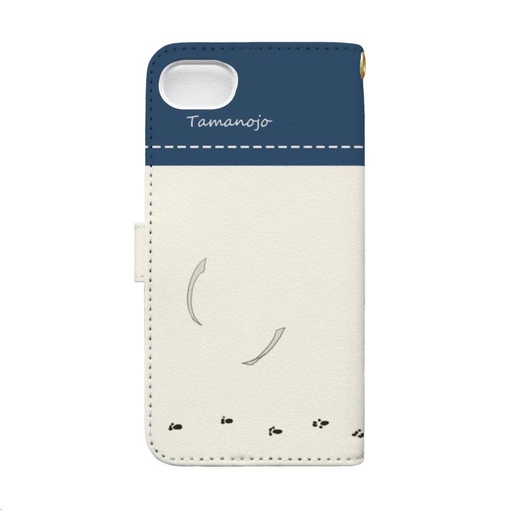 華乃のたまのじょう Book-Style Smartphone Case :back