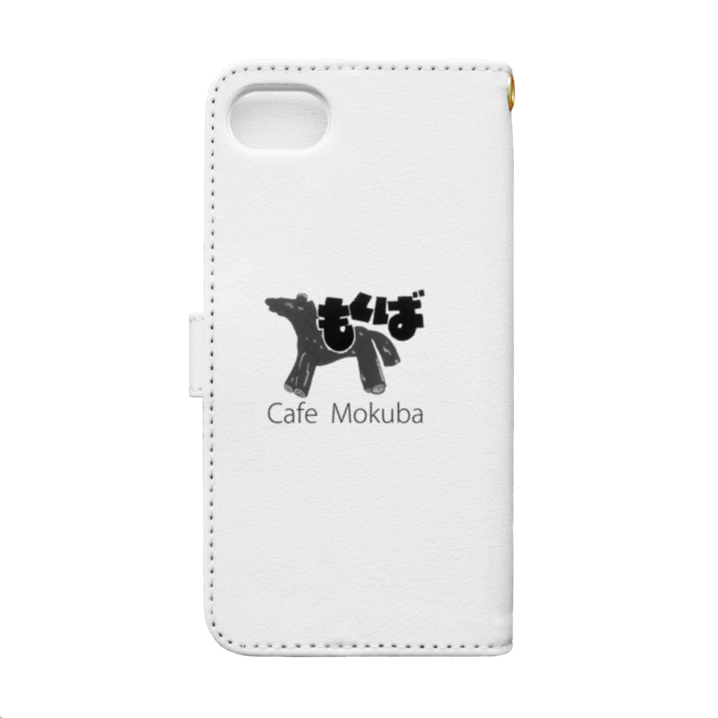 Cafe MOKUBA OnlinestoreのMOKUBA 手帳型スマホケースの裏面