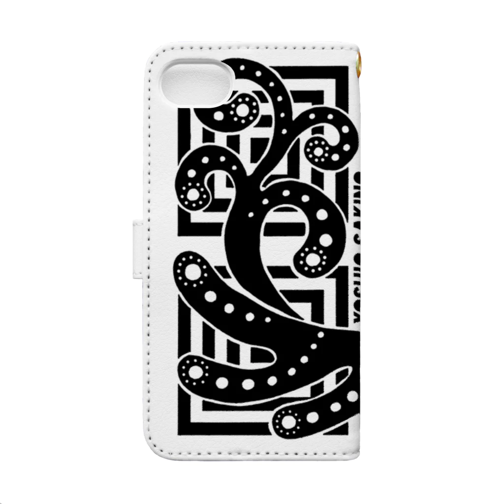 「凡」吉雄咲乃の「鳥」 Book-Style Smartphone Case :back