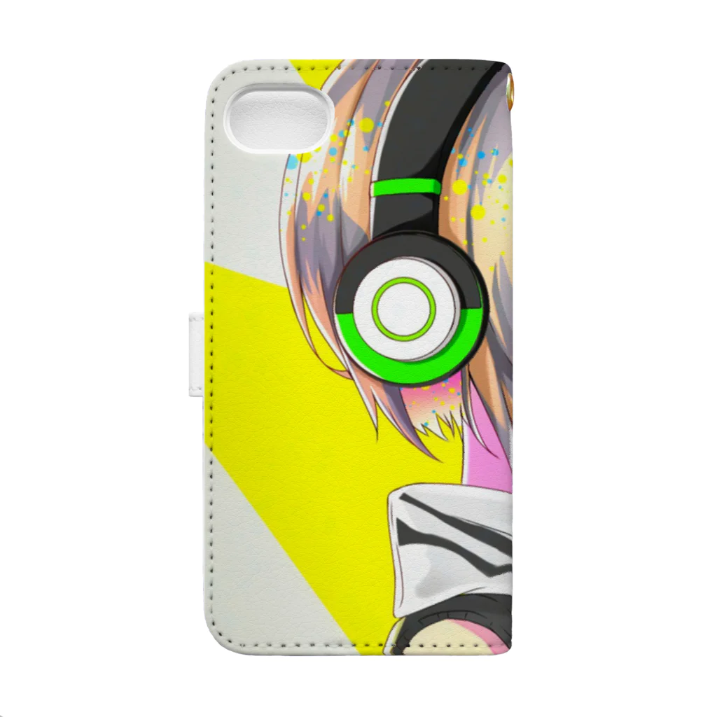 カメレオン ～Chameleon～の音楽を聴こう🎵　スマホケース Book-Style Smartphone Case :back