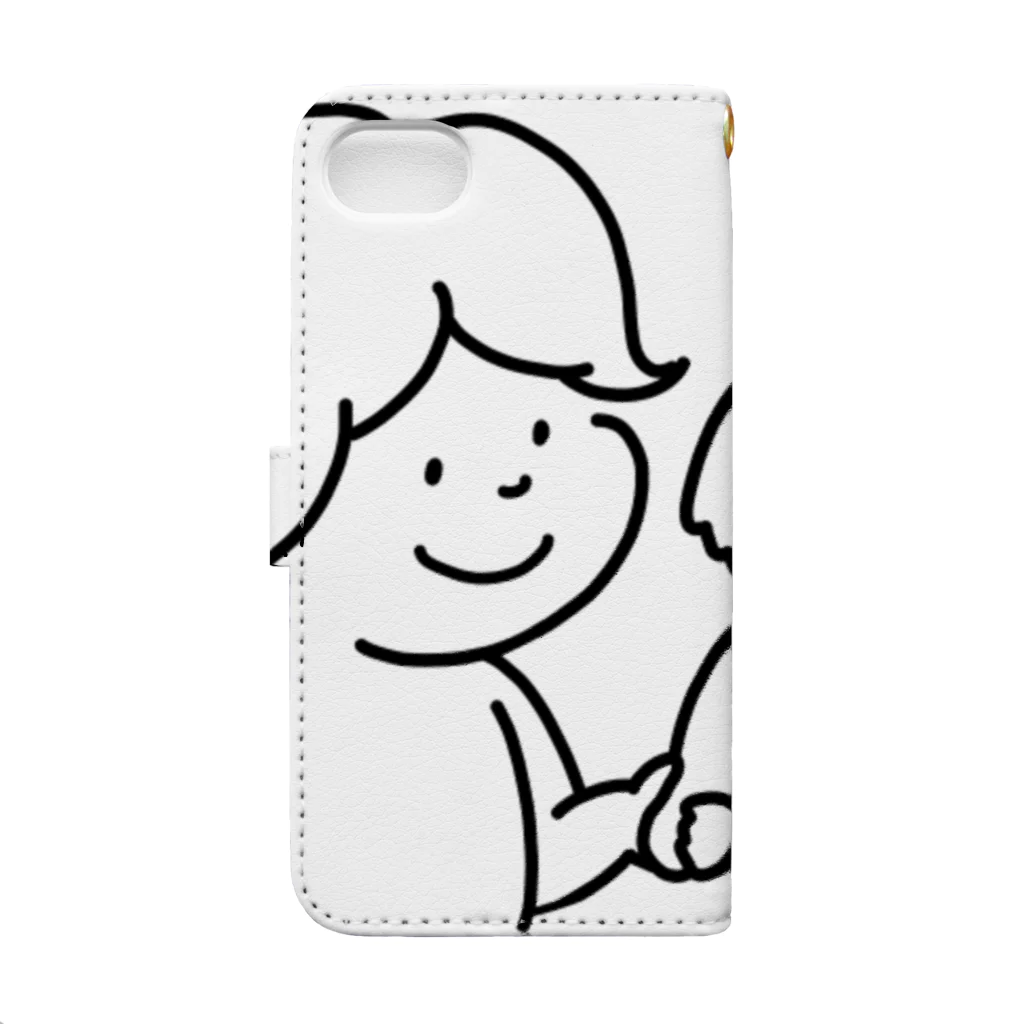 _t__r_o_o_m_のゴンちゃんとぼく Book-Style Smartphone Case :back