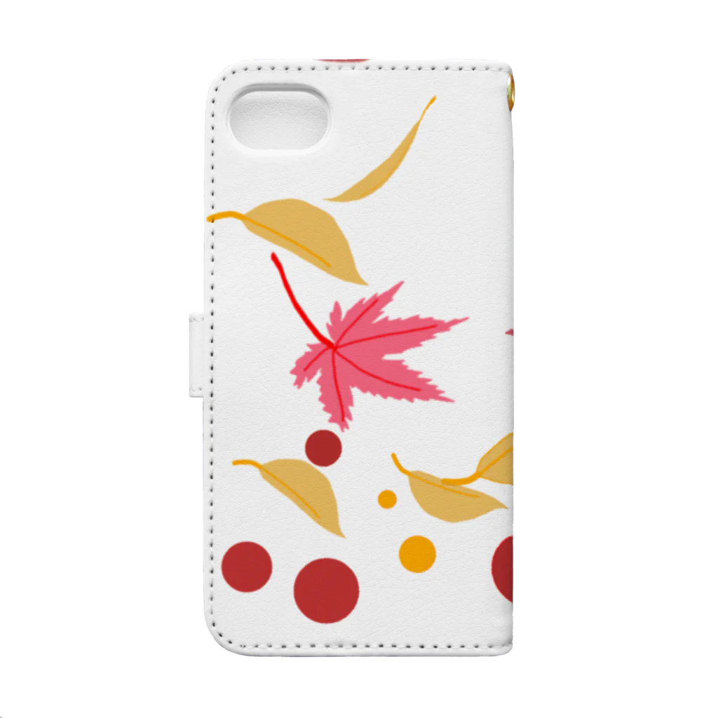 ari shopのAutumn color Book-Style Smartphone Case :back