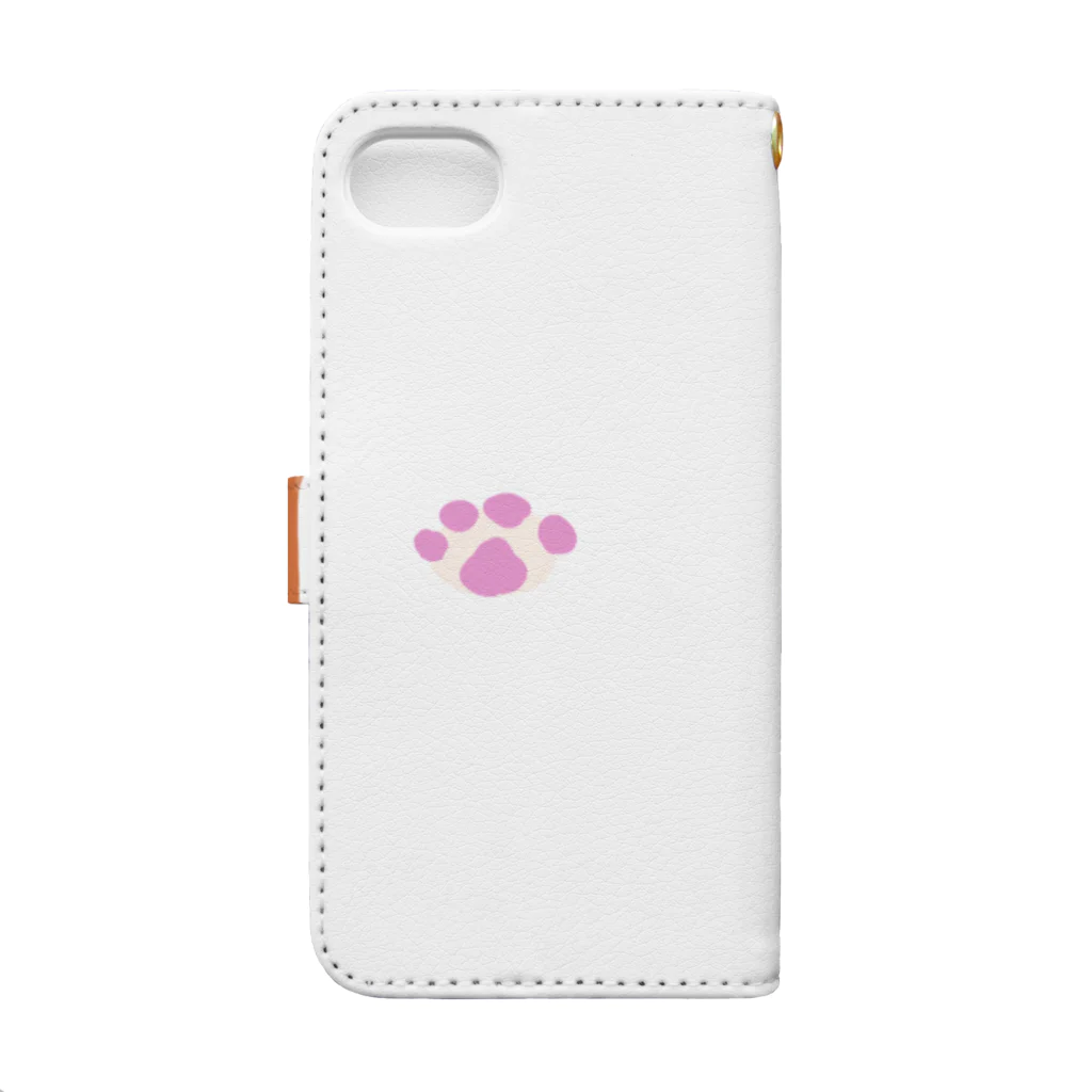 猫ズ。のお魚ゲット Book-Style Smartphone Case :back