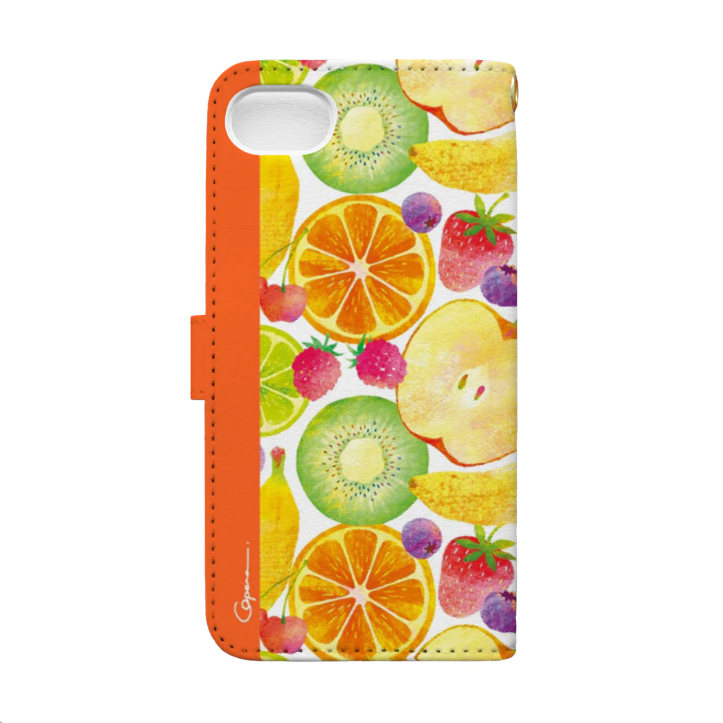 Opera Houseの［fruits］ スマホケース Book-Style Smartphone Case :back