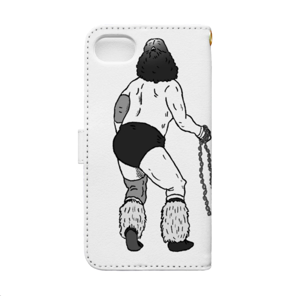 アカツキ@味のプロレスの超 獣 Book-Style Smartphone Case :back