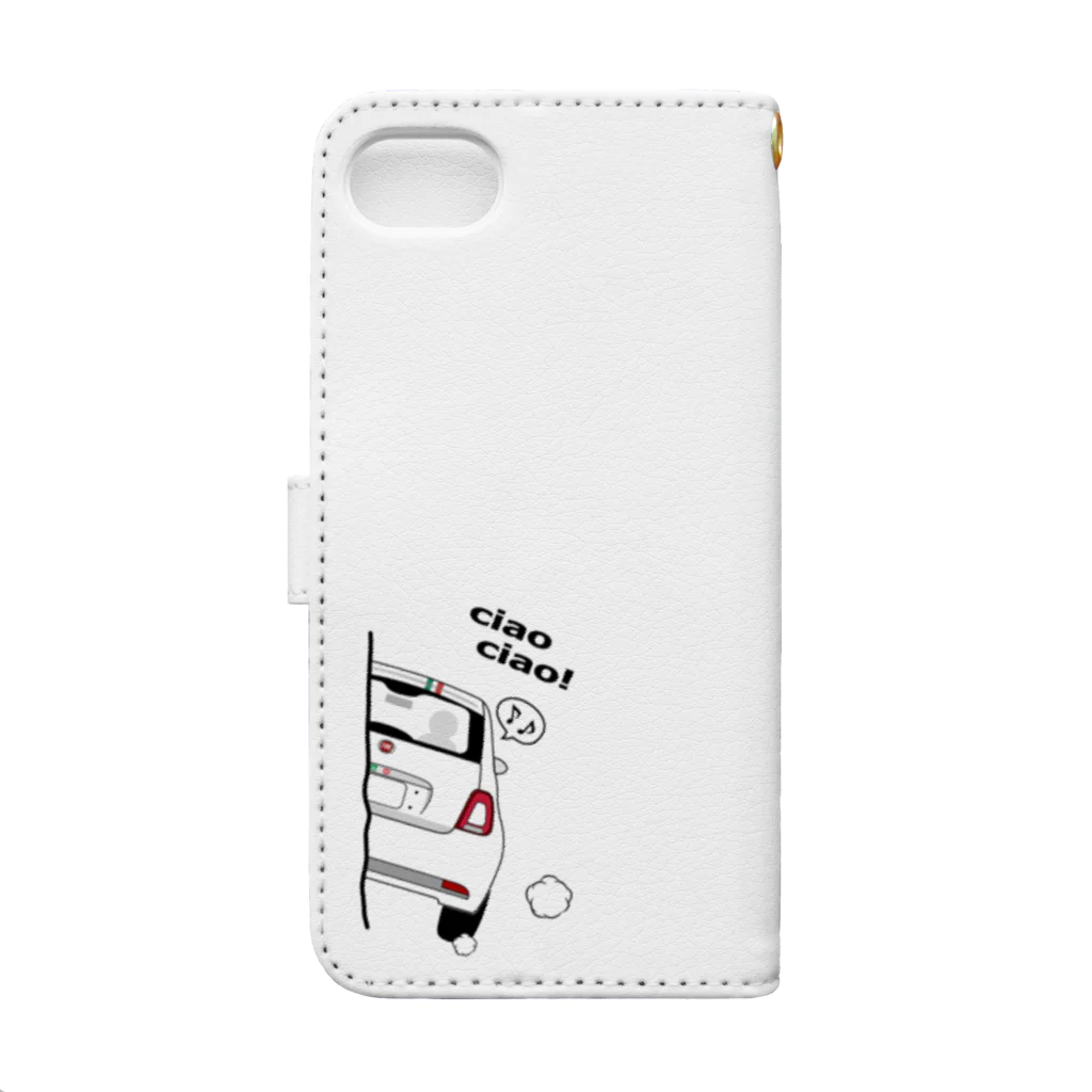 ニキトウホンポのMYひょっこりちん　ゆゆかiphone Book-Style Smartphone Case :back