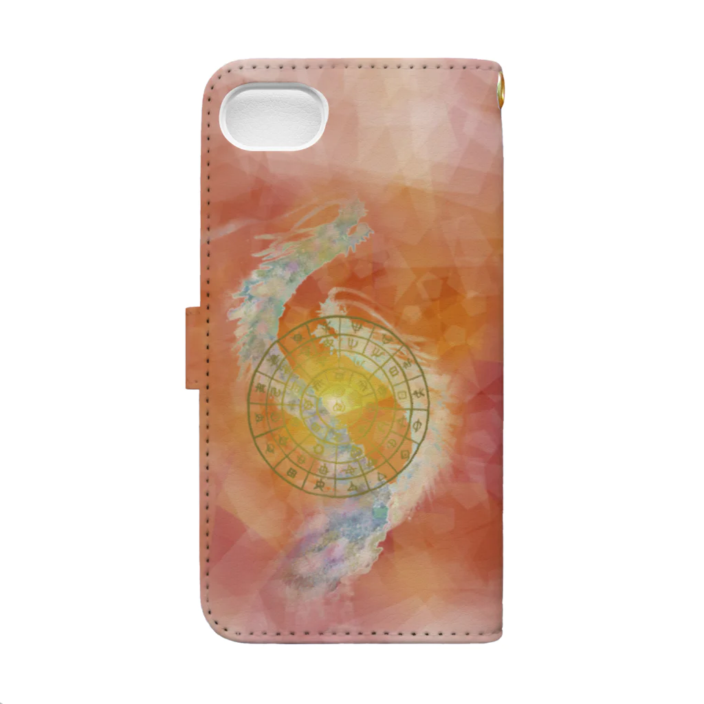 WAMI ARTの光と共に　6plus-6splus-7plus-8plus Book-Style Smartphone Case :back