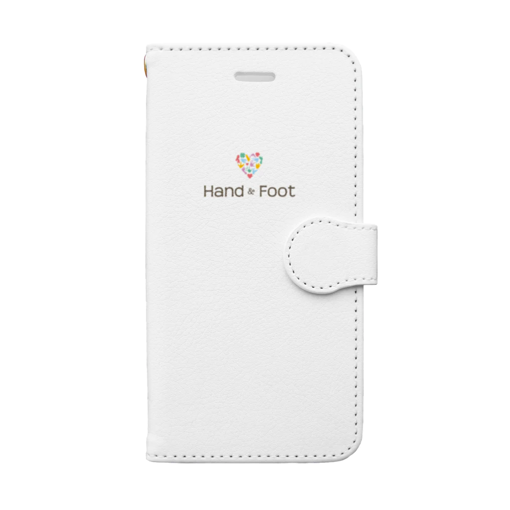 NPO法人Hand＆FootのHand&Foot 手帳型スマホケース