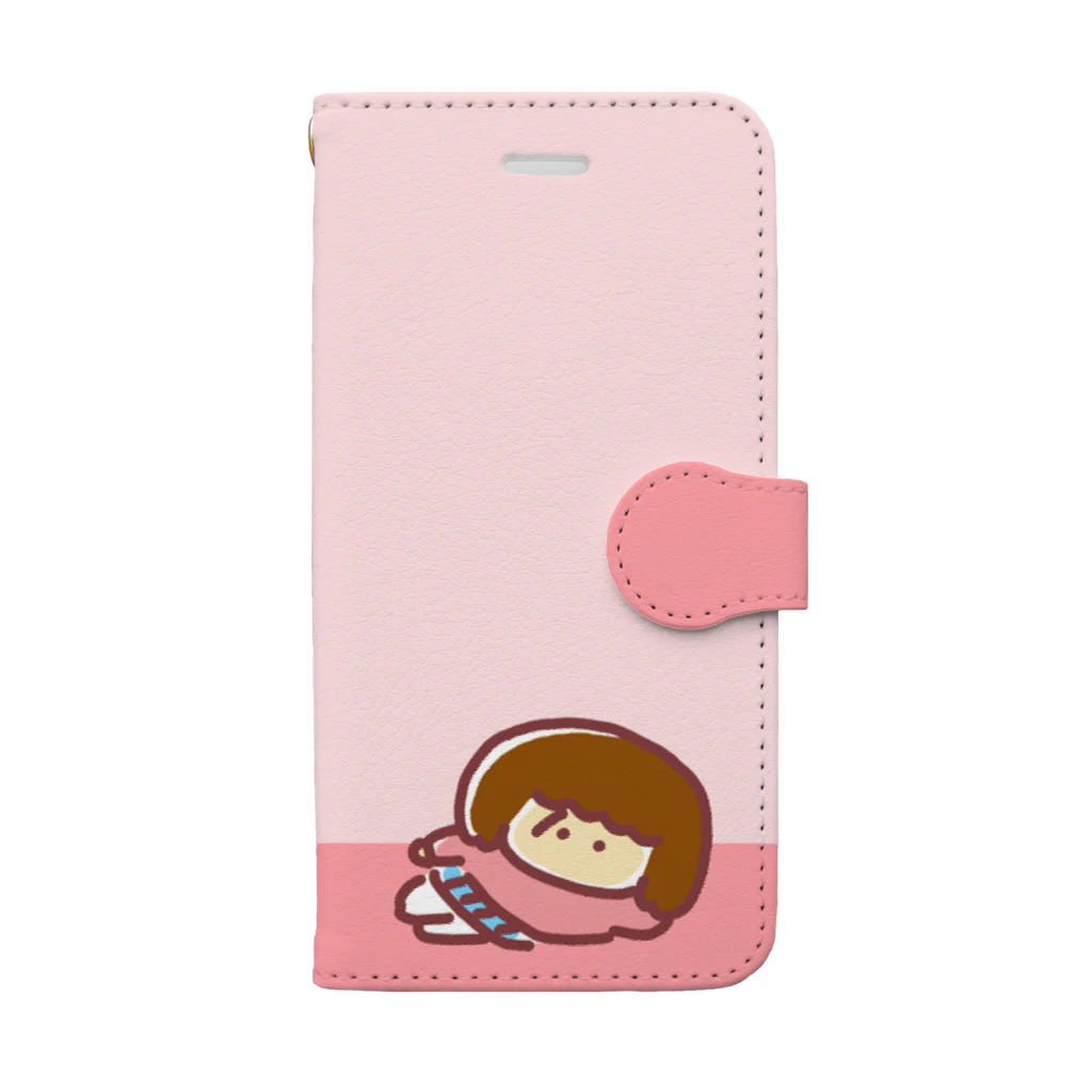 Naito_hのボ―――――っとしてるわたしシンプル Book-Style Smartphone Case