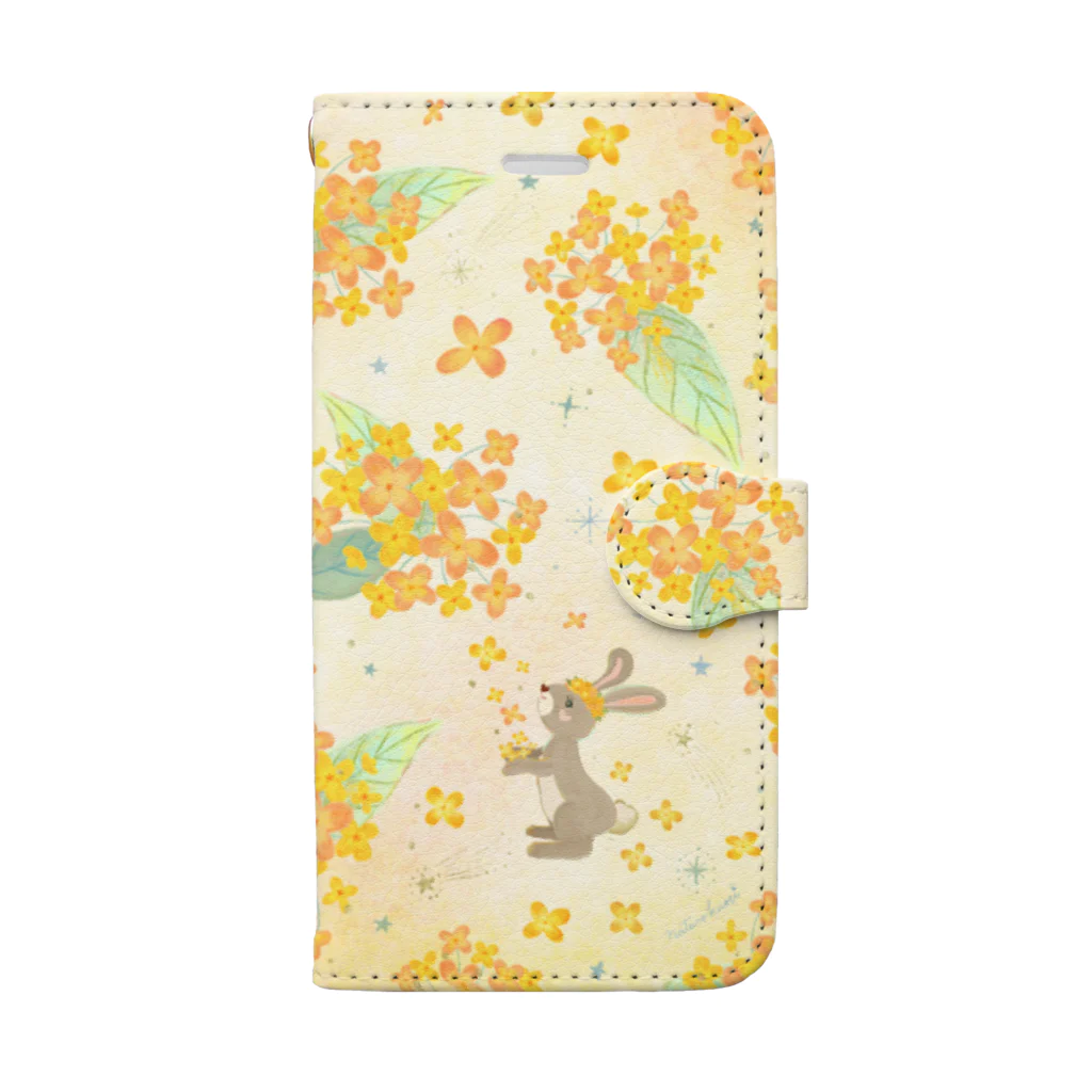 natunokaori_littlestarの金木犀の香りに導かれて... Book-Style Smartphone Case