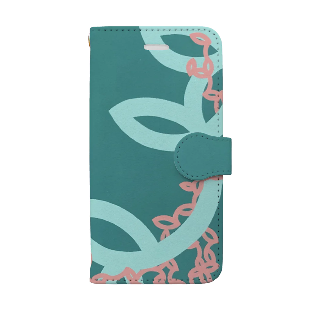 ryunosuke. storeのryunosuke柄（nature） Book-Style Smartphone Case