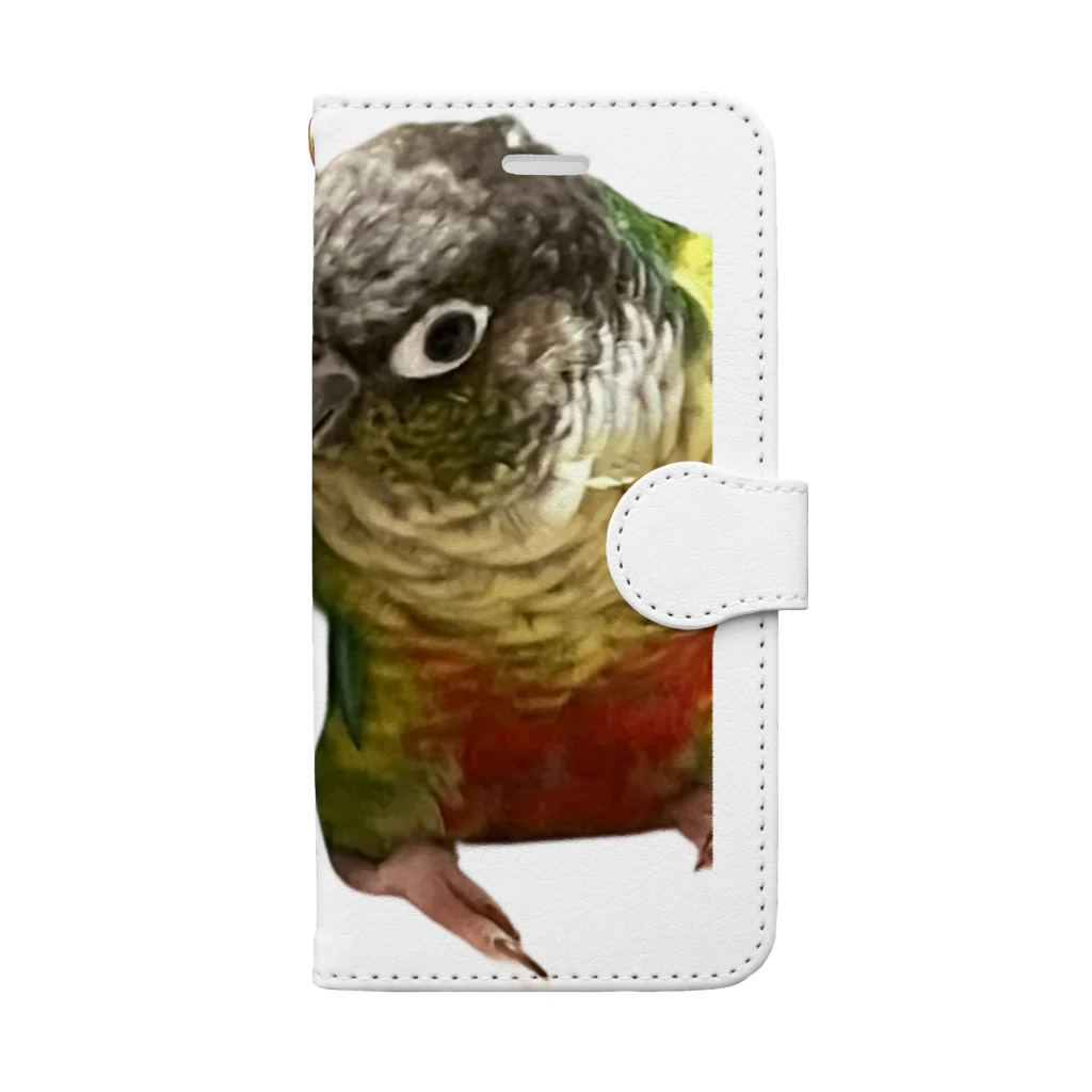 ウロコインコ好きの人へのねっちりなふたり Book-Style Smartphone Case