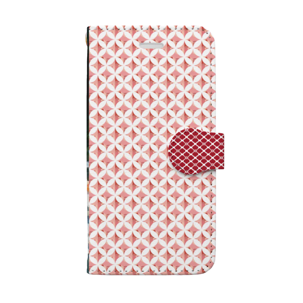 MIRAIの和柄と錦鯉 Book-Style Smartphone Case