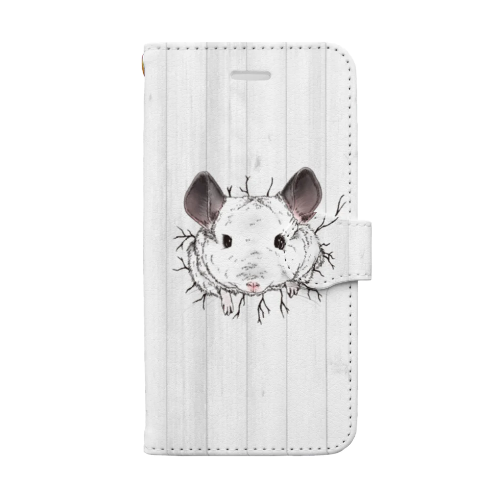 おもちのチンチラカンツウ-iPhone7-8用 Book-Style Smartphone Case