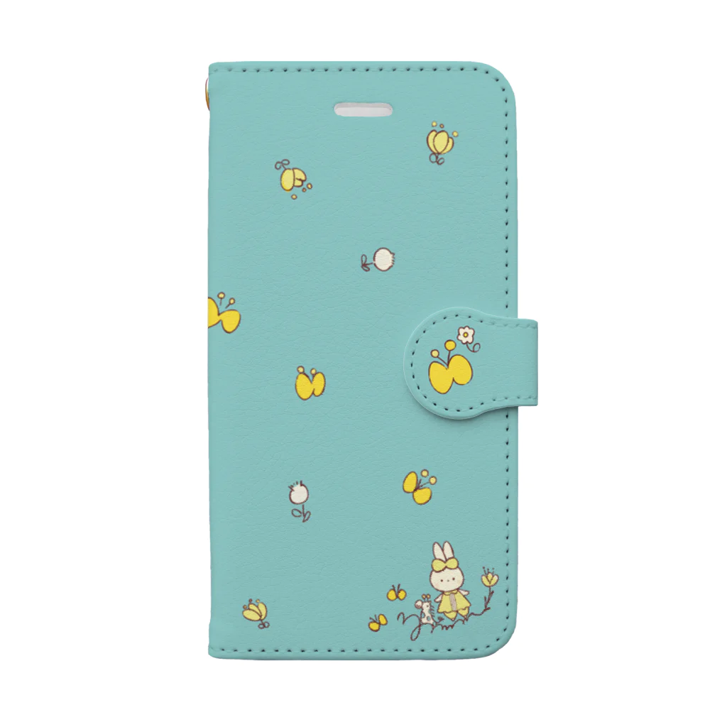 ロイゾノフの蝶々とチューリップ Book-Style Smartphone Case