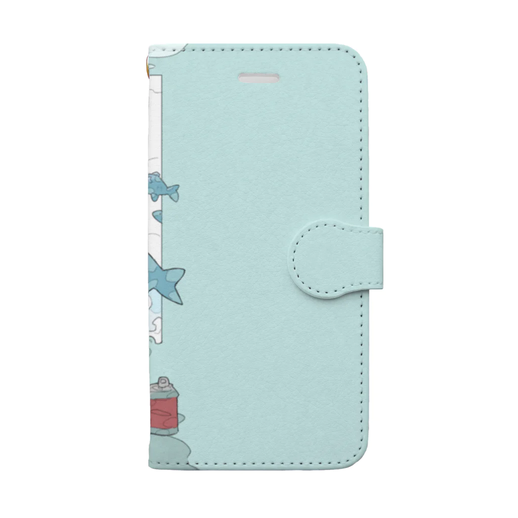 HaるのUoUo FISH LIFE🐟 Book-Style Smartphone Case