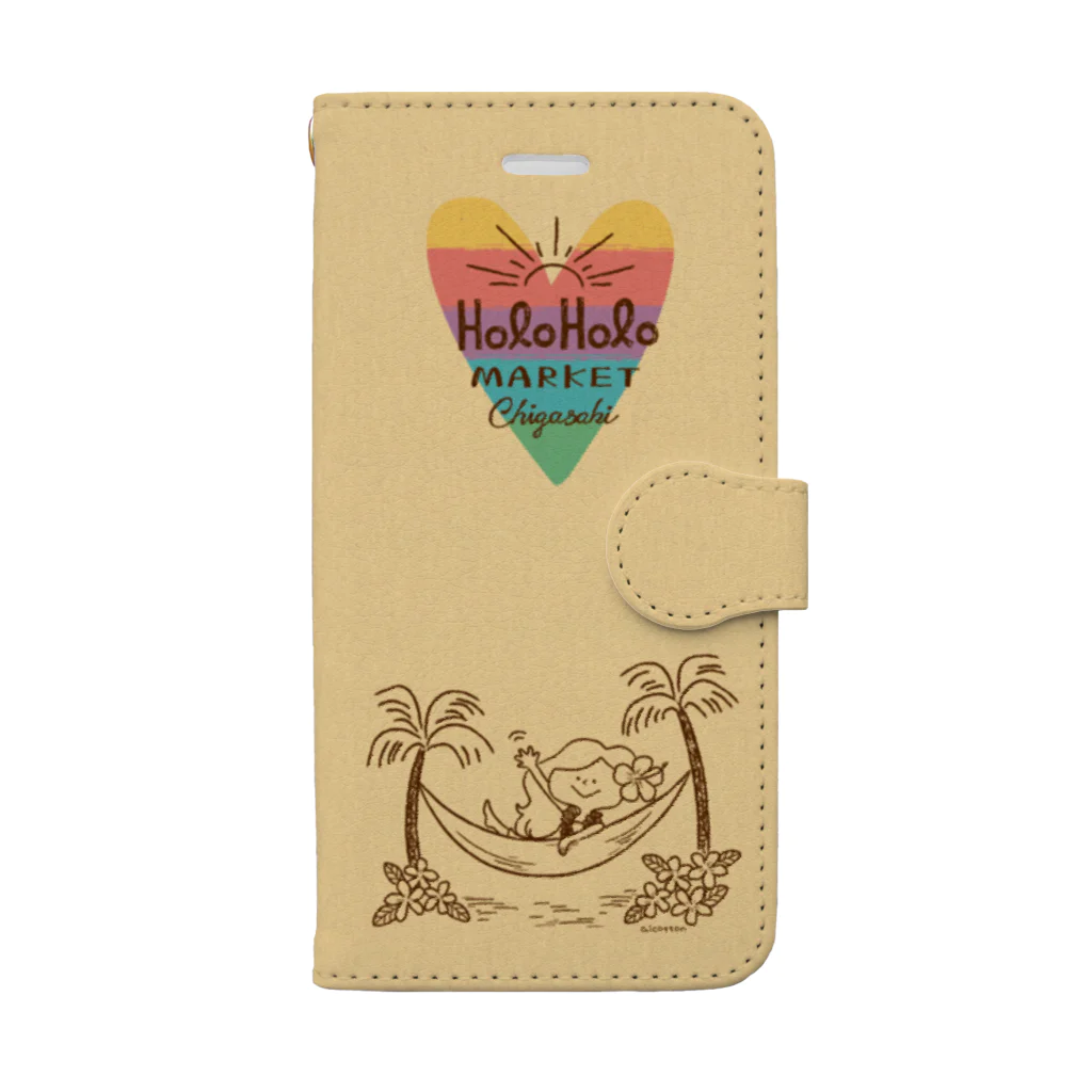 HOLO HOLO MARKET CHIGASAKIのrainbow♡KAPUA Book-Style Smartphone Case