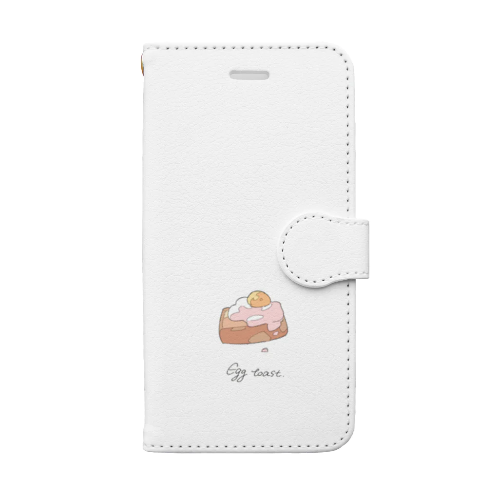 Haるのエッグトースト🍳 Book-Style Smartphone Case