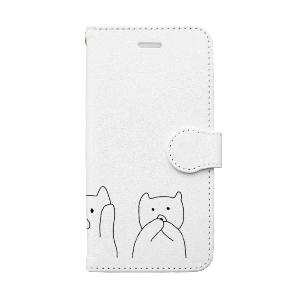 SRKMのＳＲＫＭ（見クマ聞かクマ言わクマver.） Book-Style Smartphone Case