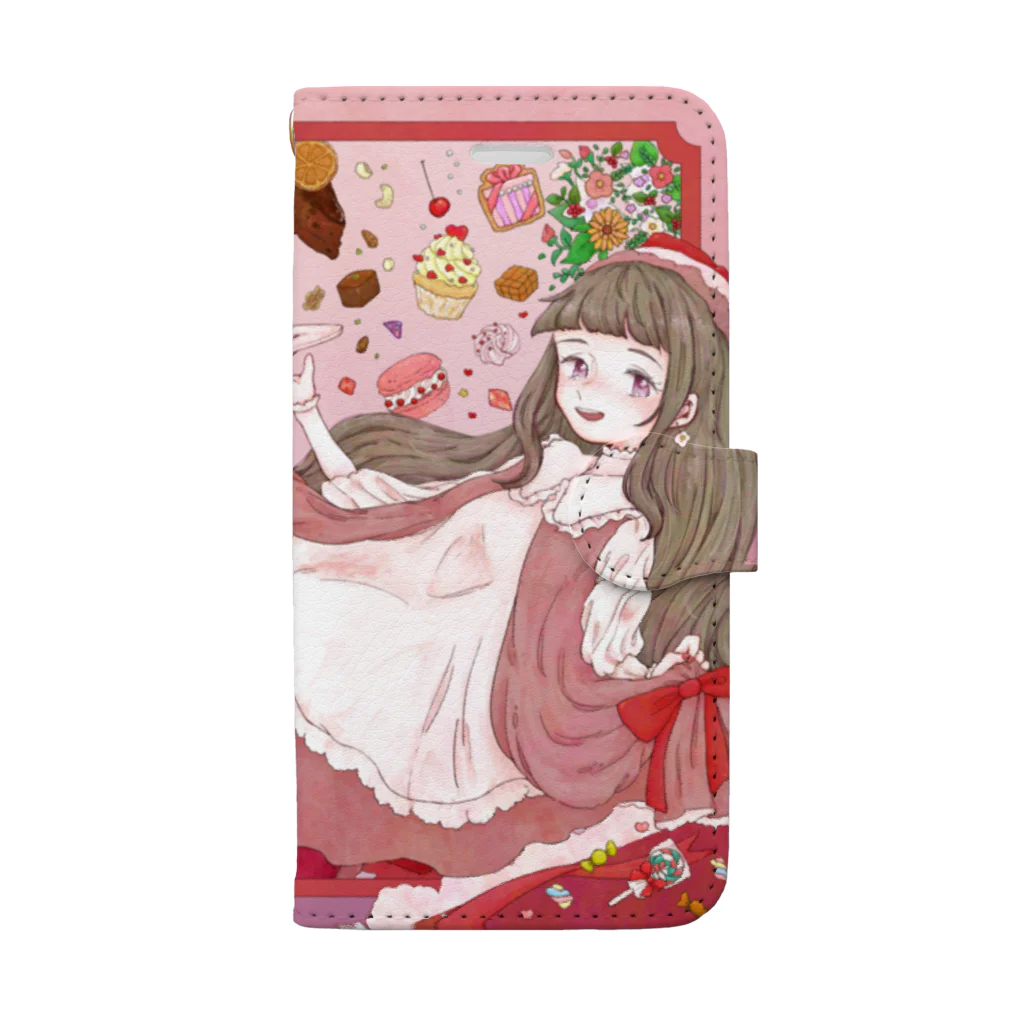 ぬ。の雛凪ちゃんスマホケース Book-Style Smartphone Case