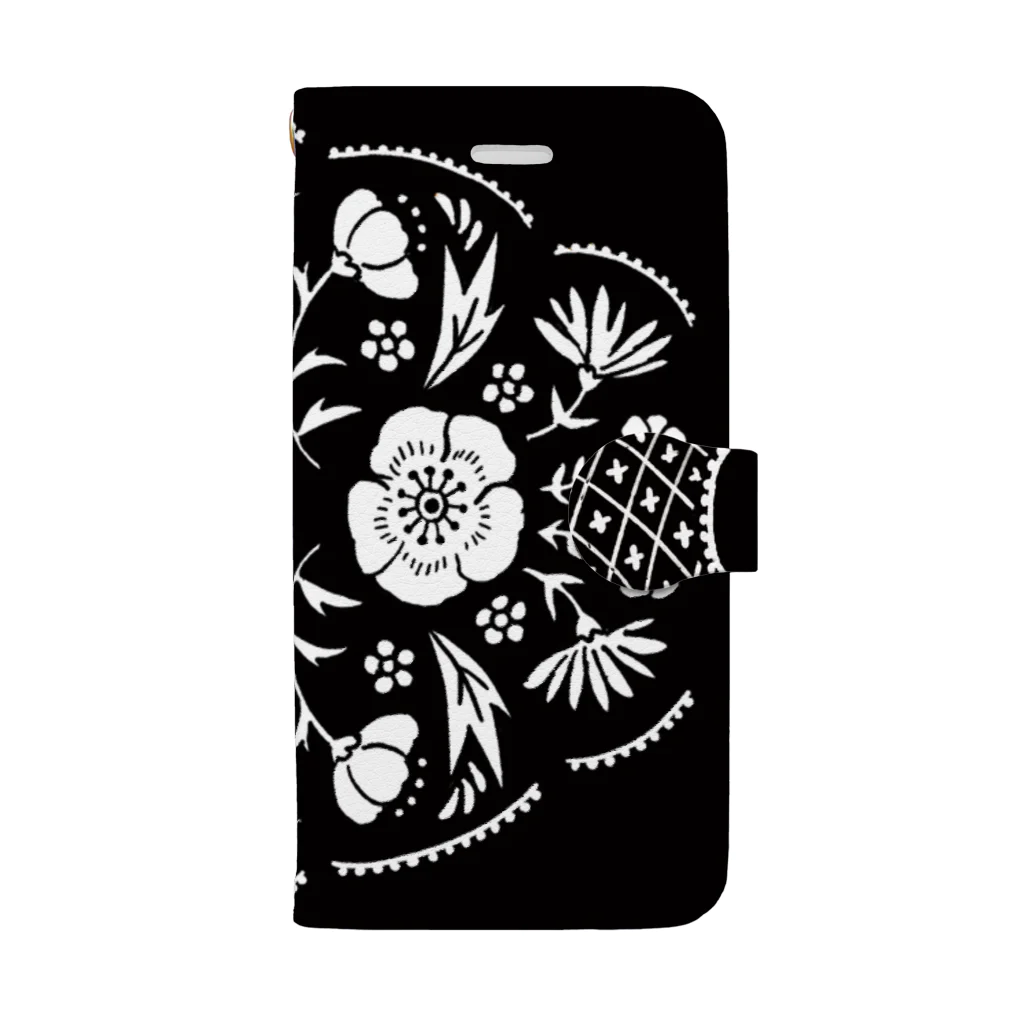 asaumi ninaのsmart phone case -white- Book-Style Smartphone Case