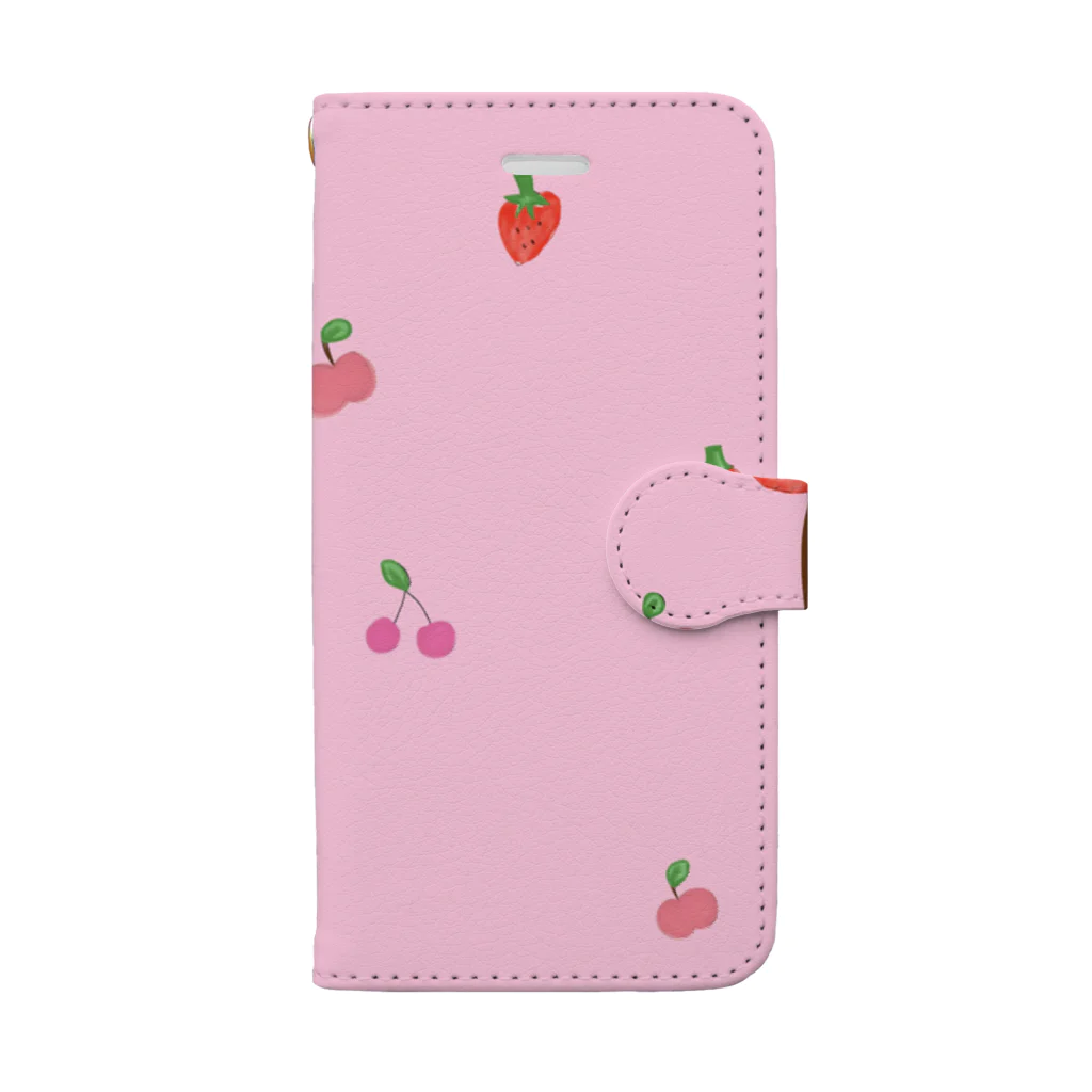 なみゆる@ゆるマイの果物でも個性的 Book-Style Smartphone Case