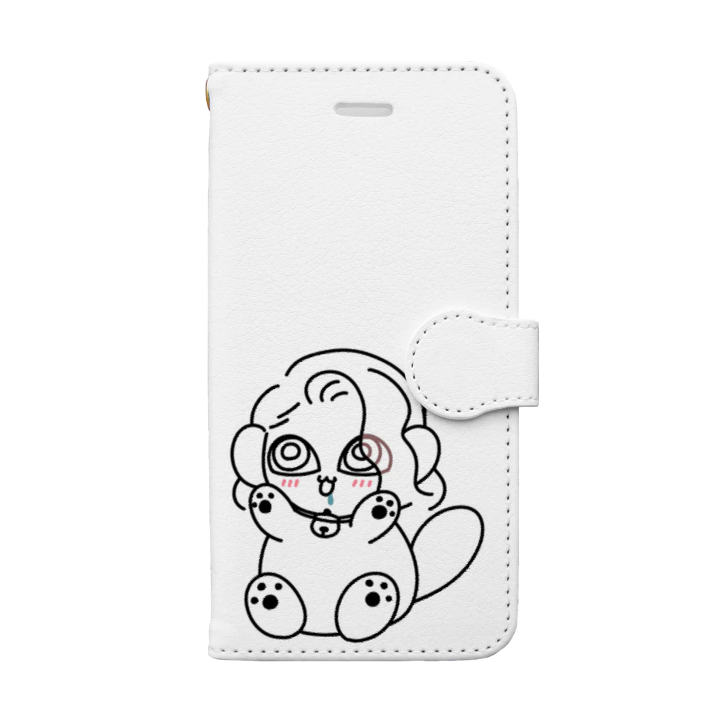 MuQ's SHOPのONEDARI PONPOKO Book-Style Smartphone Case