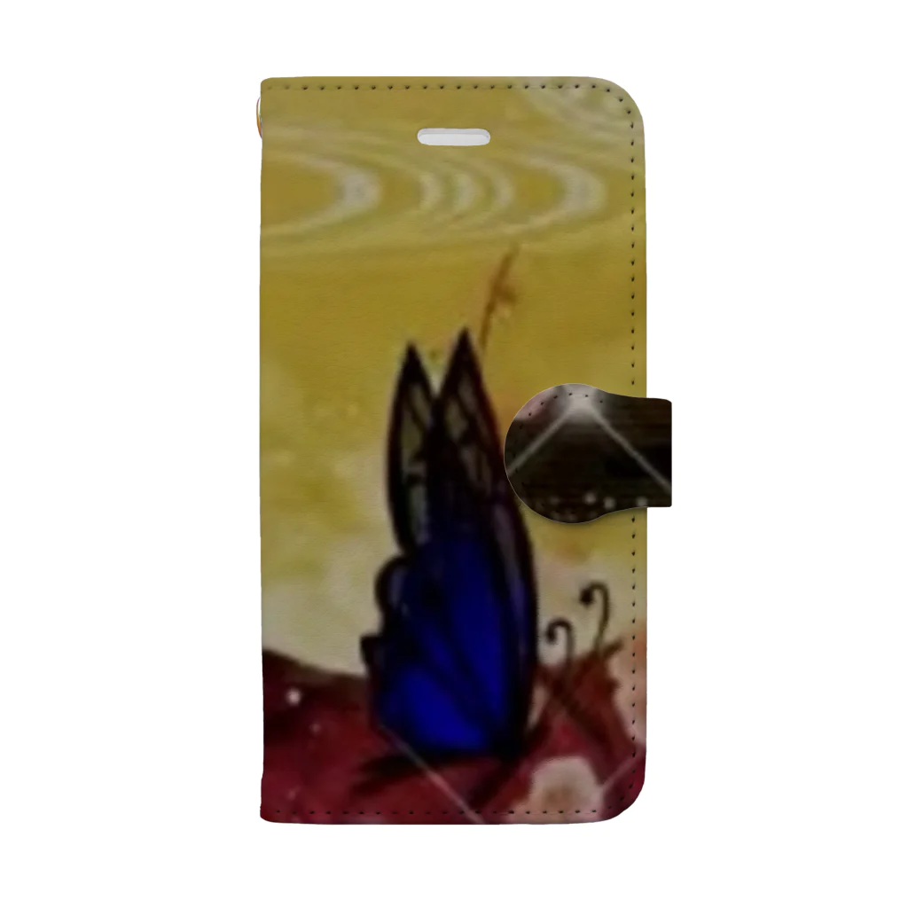  『 びたあちよこれいと ，』のbutterfly Book-Style Smartphone Case